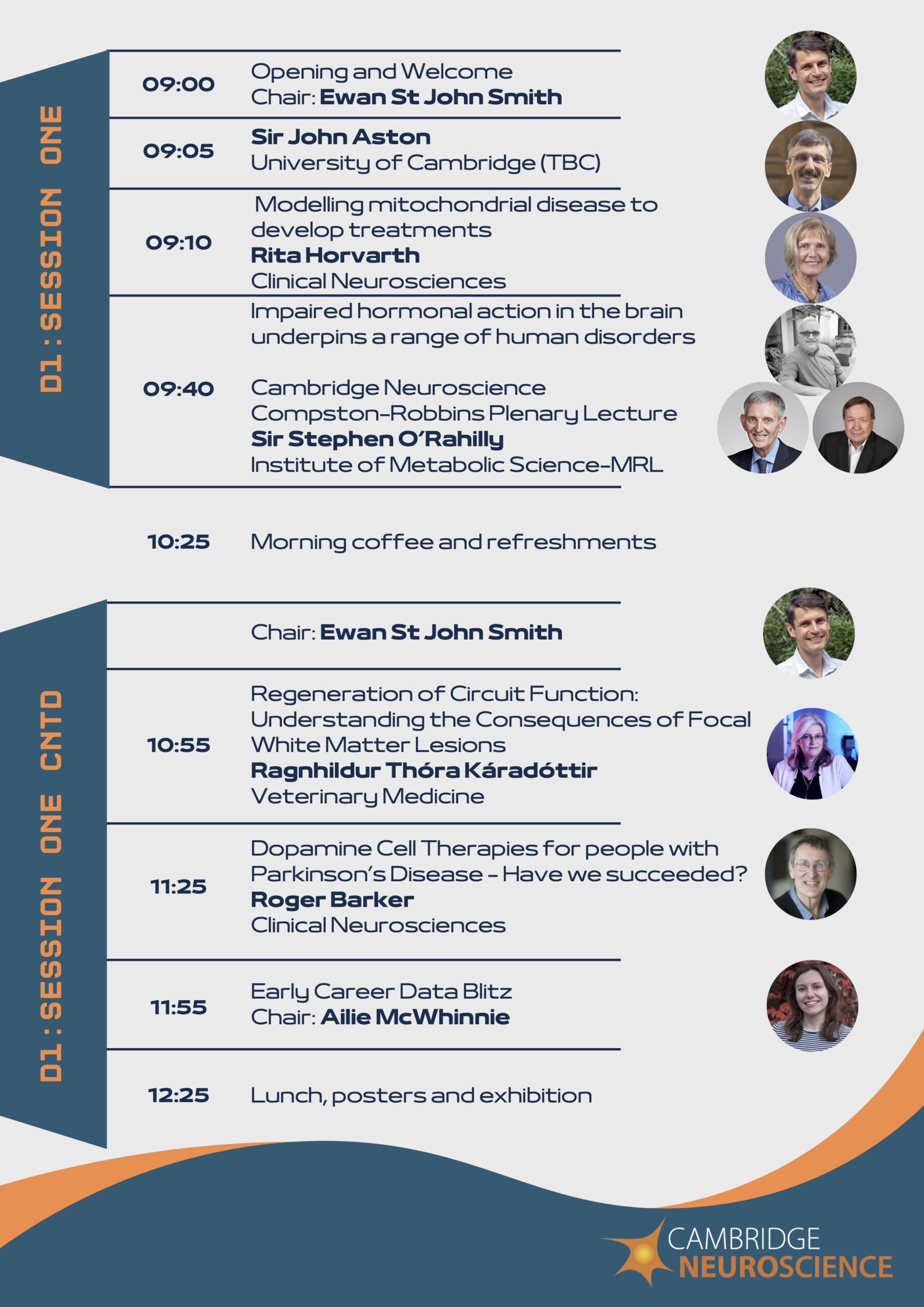 8th Cambridge Neuroscience Symposium Programme Page 1