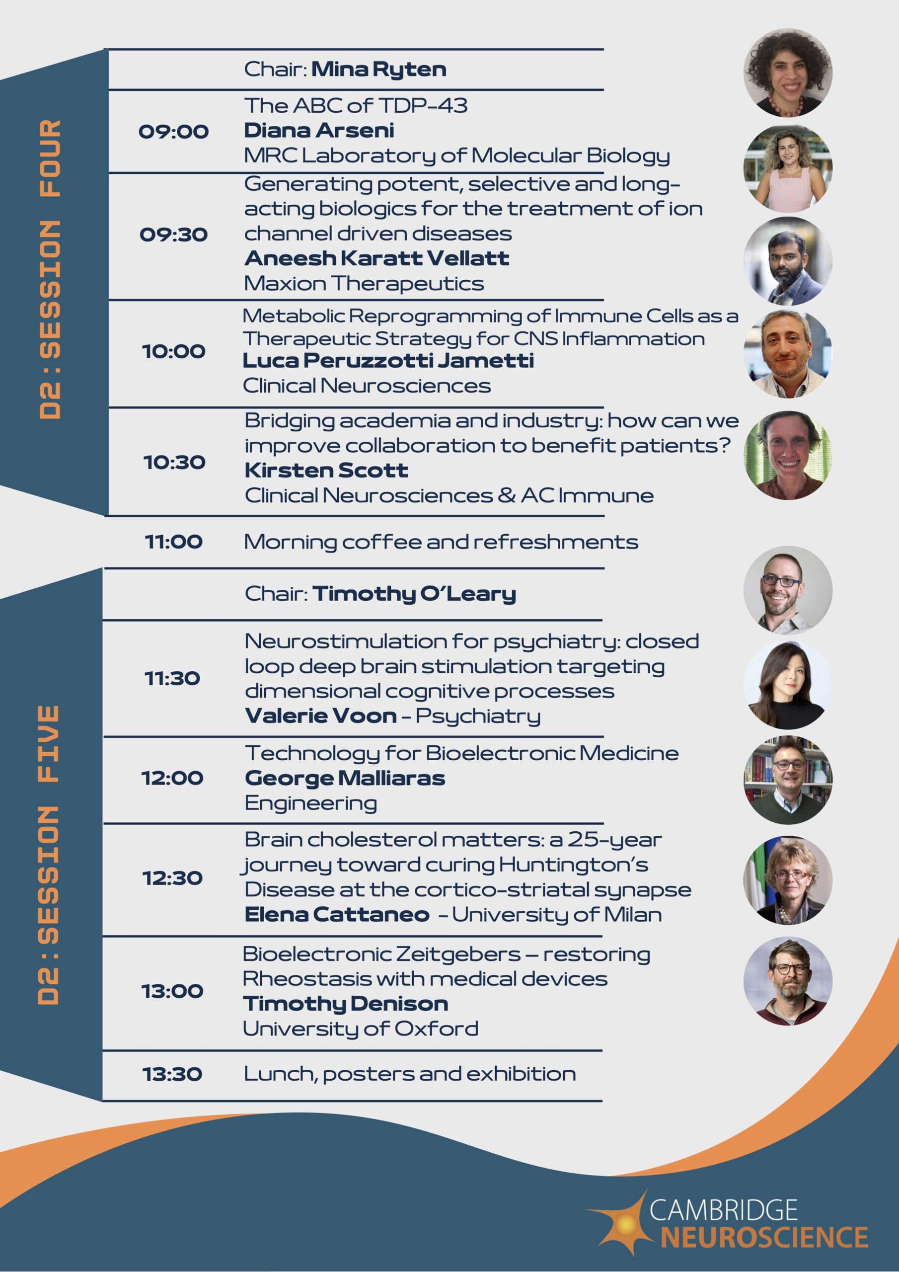 8th Cambridge Neuroscience Symposium Programme Page 3